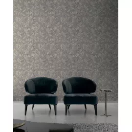 Виниловые обои на флизелине Grandeco Poeme OM2005, изображение 4