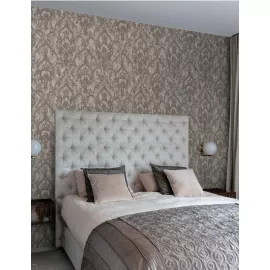 Виниловые обои на флизелине Grandeco Poeme OM3002, изображение 4