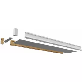 Набор для увеличения ширины арок Cosca decor белый, ламинированный МДФ СПБ102621, изображение 2