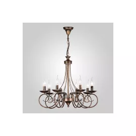 Подвесной светильник Eurosvet 22404 8 черный с золотом 00000062451