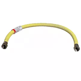 Подводка-сильфон (0.6 м; 1/2"; гайка-гайка) для газа Зубр 51006-G/G-060