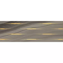 Декор Agat Lines кофейный 20x60 Laparet
