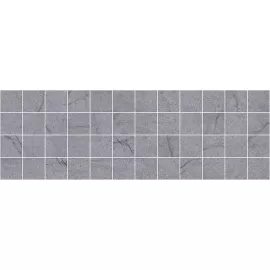Декор Rock мозаичный серый MM11187 20x60 Laparet
