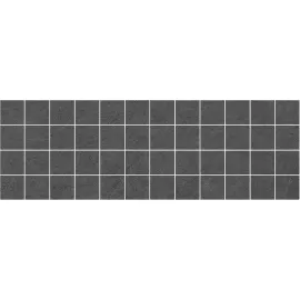 Декор Story мозаичный черный 20x60 Laparet