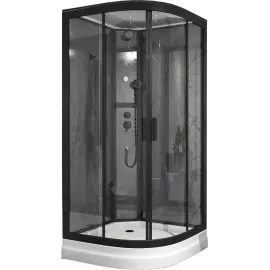 Timo Premium ILMA Black 909 душевая кабина (90*90*222)
