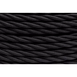 Провод ретро 3х1.5 матов. черн. (уп.20м) Bironi B1-434-73-20