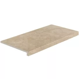 Ступень фронтальная из керамогранита Atlas Concorde Supernova Marble Woodstone Champagne Scalino 600х330 мм