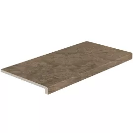 Ступень фронтальная из керамогранита Atlas Concorde Supernova Marble Woodstone Taupe Scalino 600х330 мм