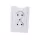 Двойная розетка без заземления, белая Makel Mimoza 12017