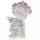 Фигура декоративная Ангелочек с медведем (цвет белый)