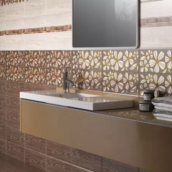 Плитка керамическая Уралкерамика TWU06MRB000 Merbau 400х150 мм, изображение 2