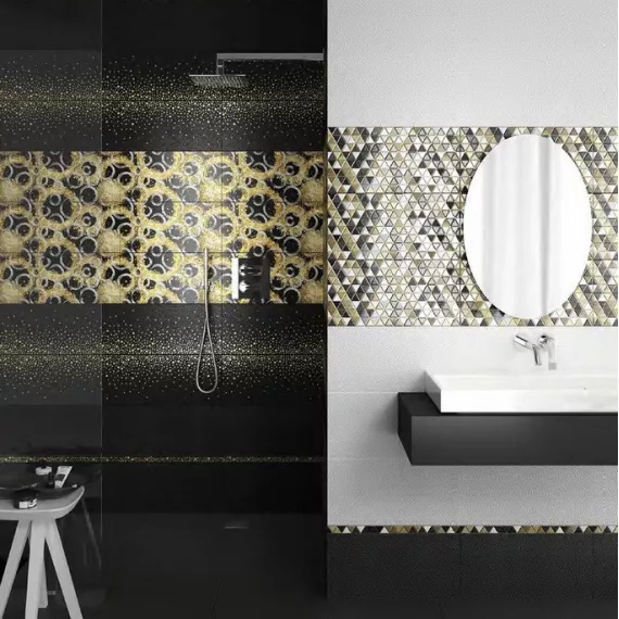 Бордюр керамический Уралкерамика BWU55GLD208 Golden 500х75 мм, изображение 2