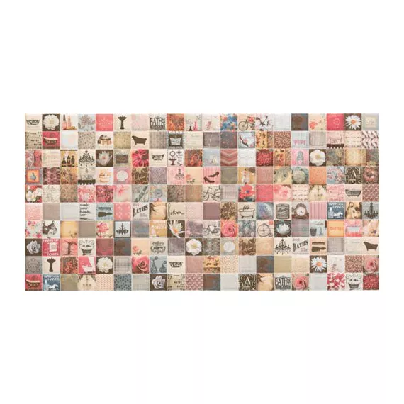 Декор Decorado Mosaico Crema Bano 25x50 Fanal