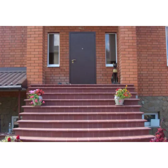 Ступень клинкерная Gres de Aragon Mytho Esquina Rubino угловая 330х330 мм, изображение 2