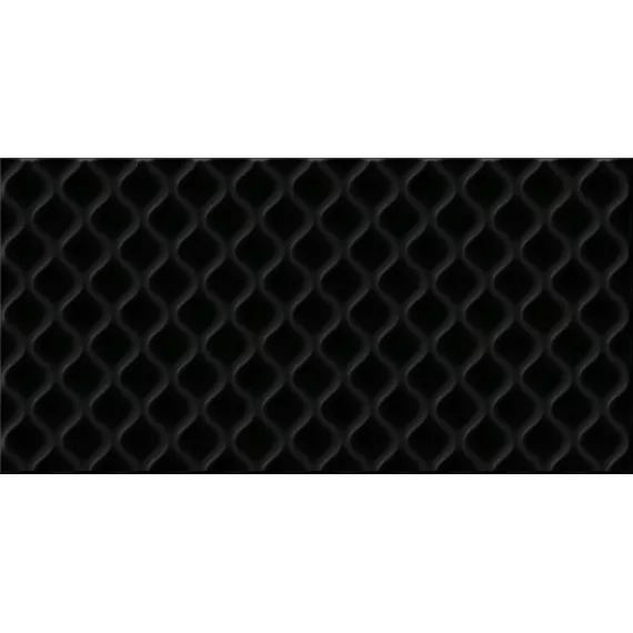 Плитка Cersanit Deco черный рельеф 29,8x59,8 DEL232
