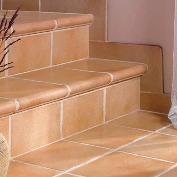 Ступень клинкерная Gres de Aragon Natural Esquina Natural угловая 330х330 мм, изображение 2