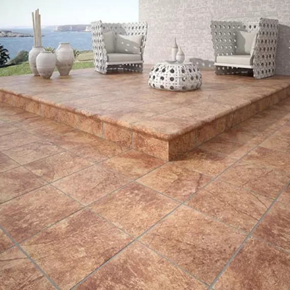 Плитка клинкерная Gres de Aragon Jasper Marron базовая 330х330 мм, изображение 2