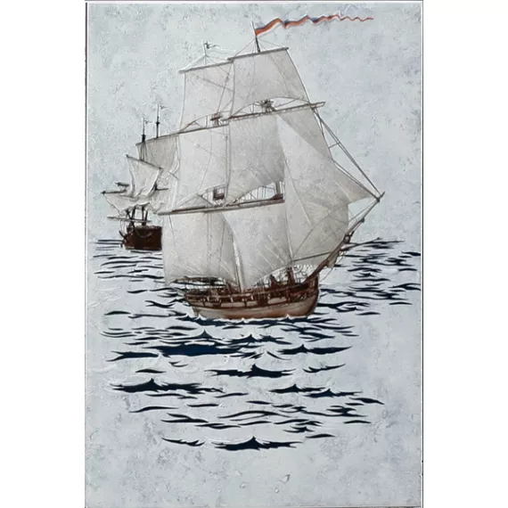 Ареналь 7ПБ006 Декор "Парусник большой" 24,9х36,4