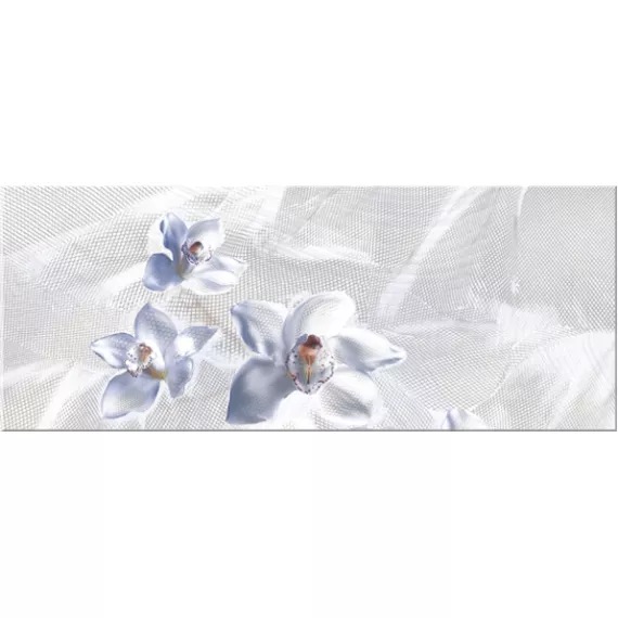 Агат блю Декор "Орхидея" 20,1х50,5