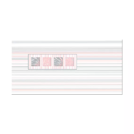 Асти бьянка Декор "Геометрия" 20,1х40,5