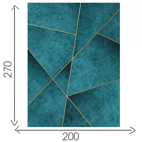 Фотообои VELOR DROB BLUE винил на флизелине 4х2,7, изображение 2