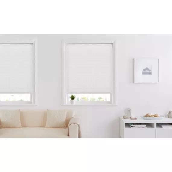 Рулонная штора FixLine TWIST Black-Out 70 см, белый, изображение 2