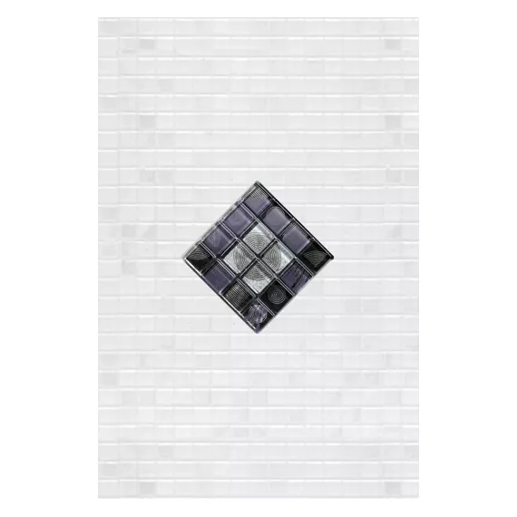 Домино Декор Кристалл син. 20х30 (стекло, новый, ИБК)