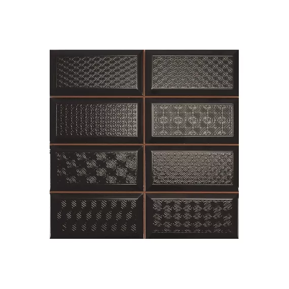 Diamond 4x2 DEC negro Плитка настенная 31,6x31,6