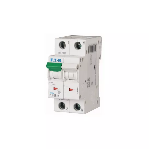 PL6-D3,5/1N автоматический выключатель 3,5а, кривая отключения d, 1+n полюс, откл. способность 6 ка