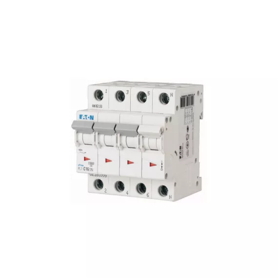 PL7-B8/3N автоматический выключатель 8а, кривая отключения b, 1 полюс, откл. способность 10 ка