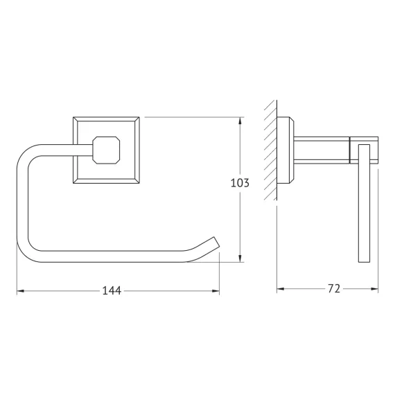 Держатель туалетной бумаги ARTWELLE Hagel 9916, изображение 2