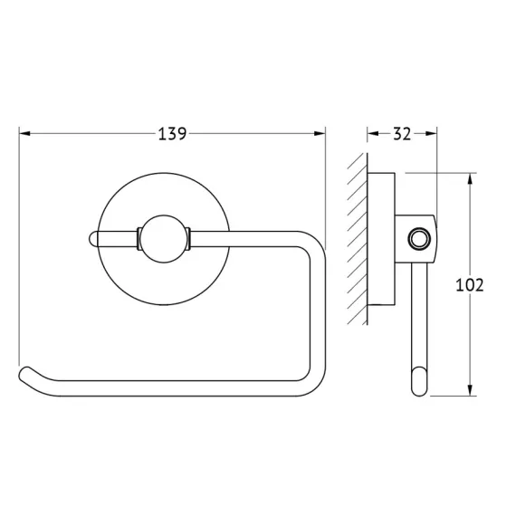 Держатель туалетной бумаги ELLUX Elegance ELE 065, изображение 2