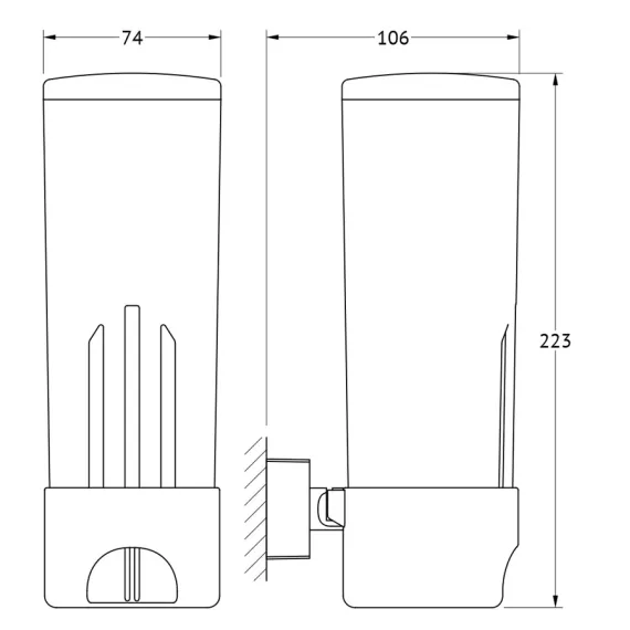 Контейнер для косметических дисков FBS Esperado ESP 019, изображение 2