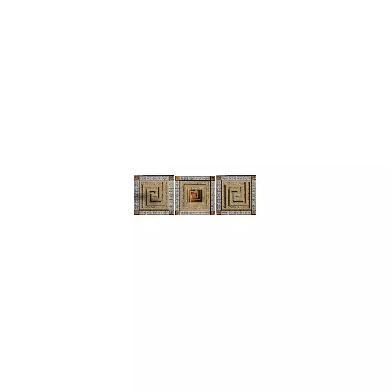 Пальмира Комплект стеклянных вставок (3шт/компл.) бежевый 5,5х5,5