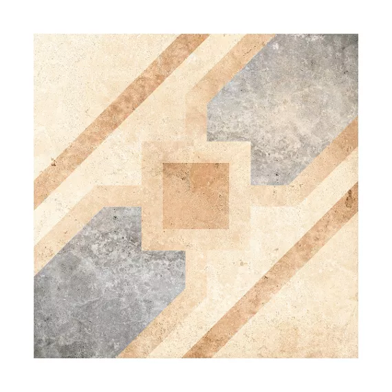 Tivoli_декор G-240/S/d04/400x400x9/S1 структ. Светло-бежевый