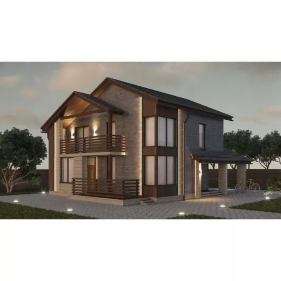 Карниз фасадный из полистирола Leptonika KC 306 LED 2 м, изображение 5