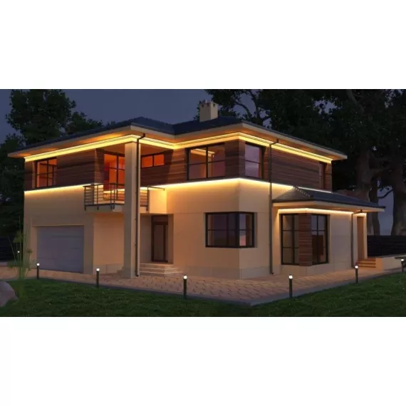 Карниз фасадный из полистирола Leptonika KC 307 LED 2 м, изображение 3