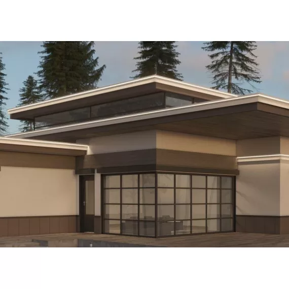 Карниз фасадный из полистирола Leptonika KC 304 LED 2 м, изображение 4