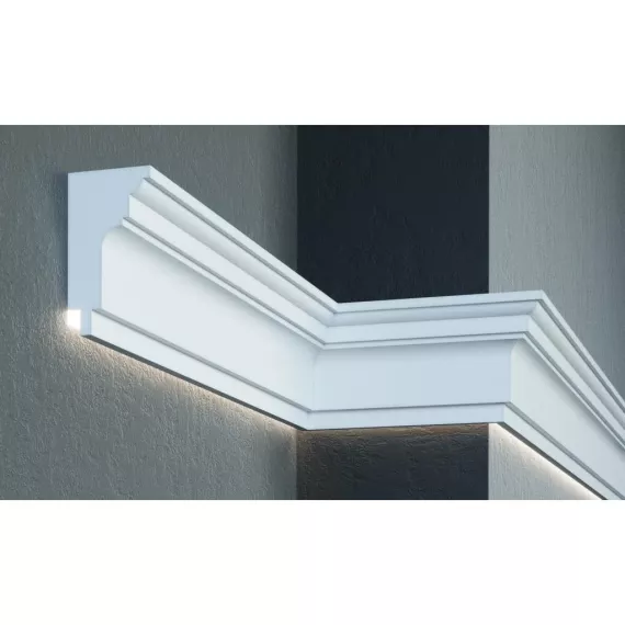 Карниз фасадный из полистирола Leptonika KC 304 LED 2 м, изображение 2