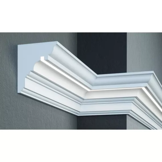 Карниз фасадный из полистирола Leptonika KC 307 LED 2 м, изображение 2