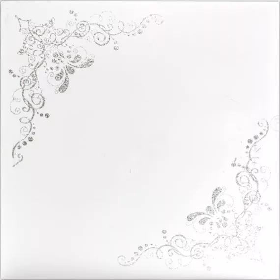 Потолок кассетный CESAL ART Серебряное кружево В47 300х300 мм, изображение 2