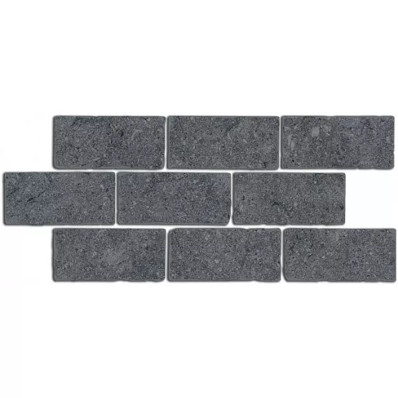 Бордюр Роверелла мозаичный 147x345 серый темный BR021, изображение 2