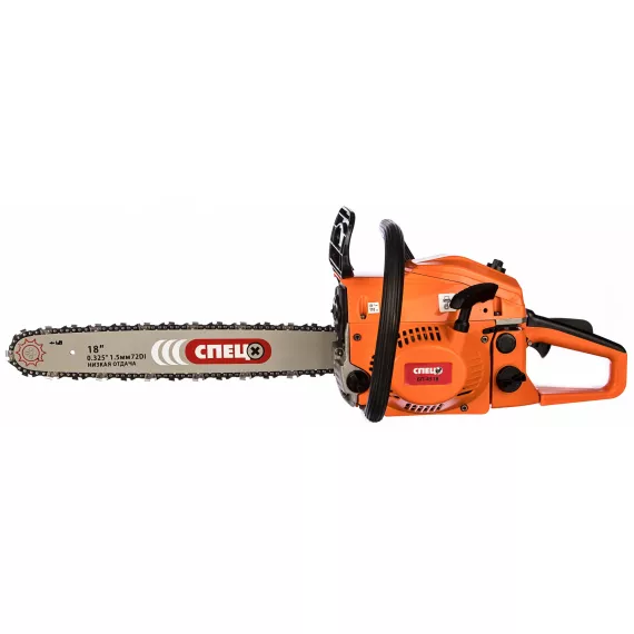 Цепная бензиновая пила СПЕЦ БП-4518, изображение 2