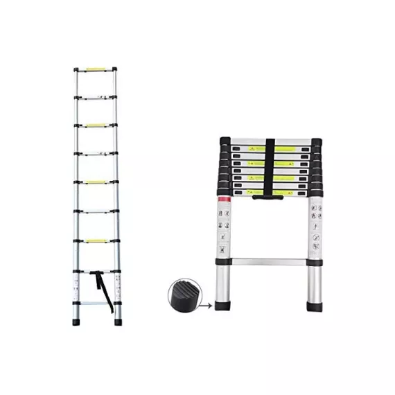 Телескопическая лестница Алюмет 2.6 м TLS 2.6, изображение 2