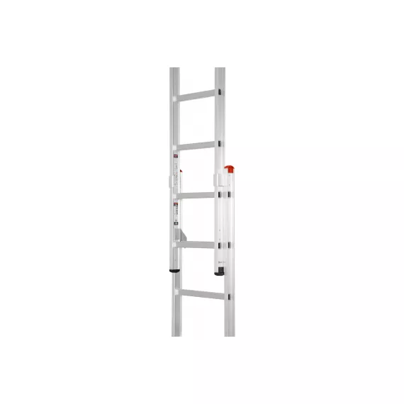 Выдвижная алюминиевая профессиональная двухсекционная лестница TIKLI 2x8 A43, изображение 2
