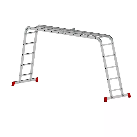 Четырехсекционная лестница-трансформер Новая Высота 4х4 ступени 2320404, изображение 2