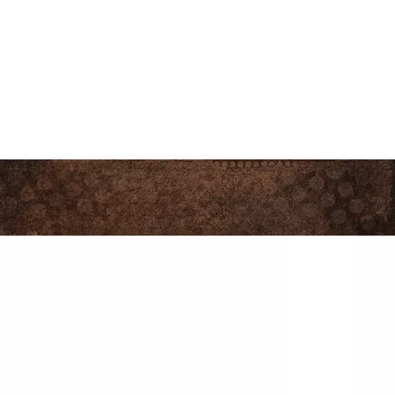 Керамогранит Граните Стоун Оксидо Декор коричневый 195x1200 лаппатированный CF053 LLR
