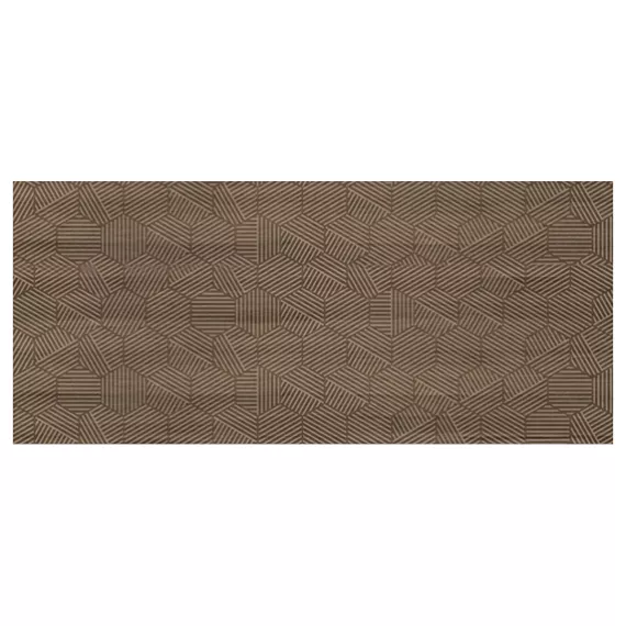 Керамогранит Граните Вуд Классик Декор темно-коричневый 600x1200 лаппатированный CF049 LMR