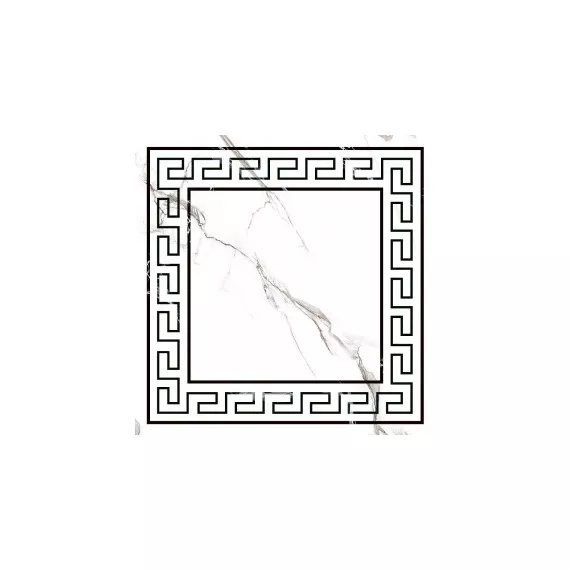 Декор Классик Марбл (Classic Marble) 400x400 черно-белый G-270/G/d01