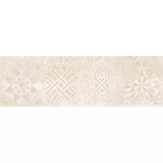 Керамогранит Граните Стоун Цемент Декор светло-бежевый 295x1200 структурный CF048 SR PRO